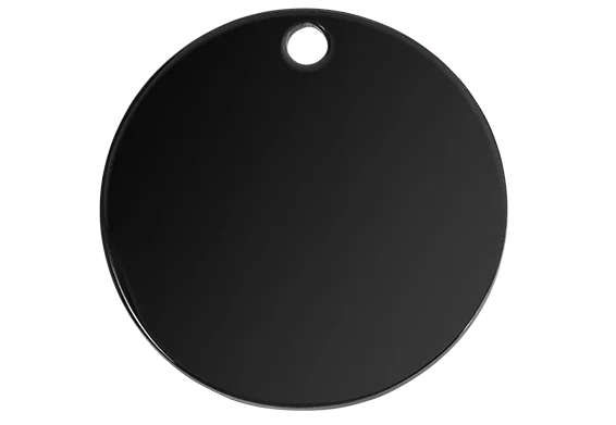 Stainless Steel Dog Id Tag Personalized Engraved Double Sided Pet Name Tag Circle Bone