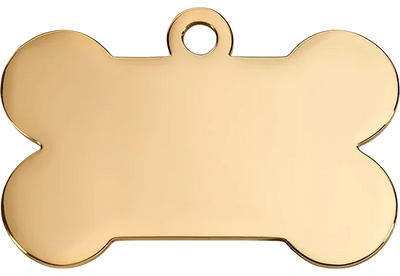 Stainless Steel Dog Id Tag Personalized Engraved Double Sided Pet Name Tag Circle Bone