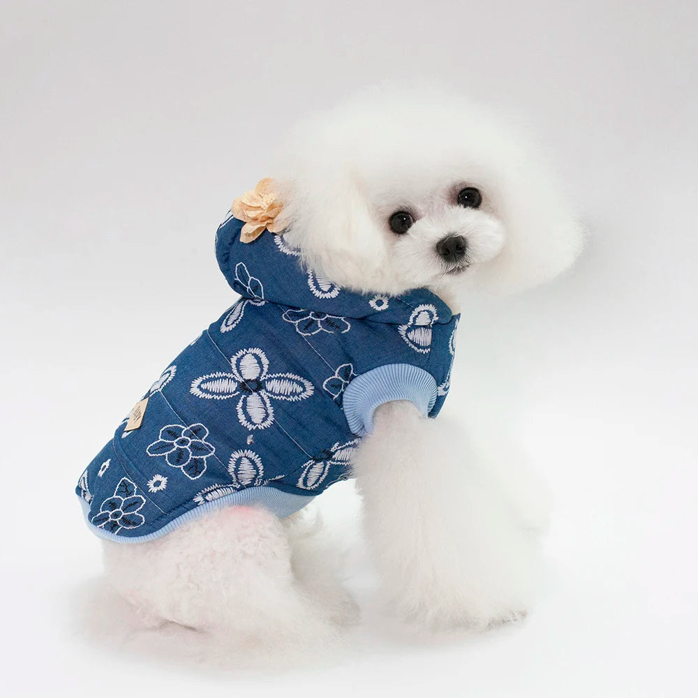 Warm Pets Dog Clothes Cotton Russia Winter Thicken Jacket Coat Costumes Hoodies Clothes for Small Puppy Dogs Clothing XXL Cheap PawPrint Treasures