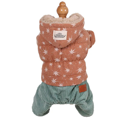 Warm Pet Clothing For Dog Clothes For Small Dog Coat Jacket Puppy Winter Pet Clothes For Dogs Costume Vest Apparel Teddy PawPrint Treasures