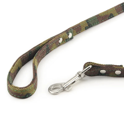 Pet Leashes Cat Outdoor Supplies Camouflage Canvas Dog Leashes Green Dog Leash For Puppy