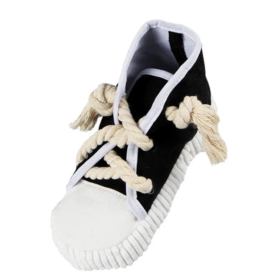 Bite Resistant Shoes Pet Toy Cats Squeak Bite-resistant Clean Teeth Rope Chew Dog Toy For Puppy