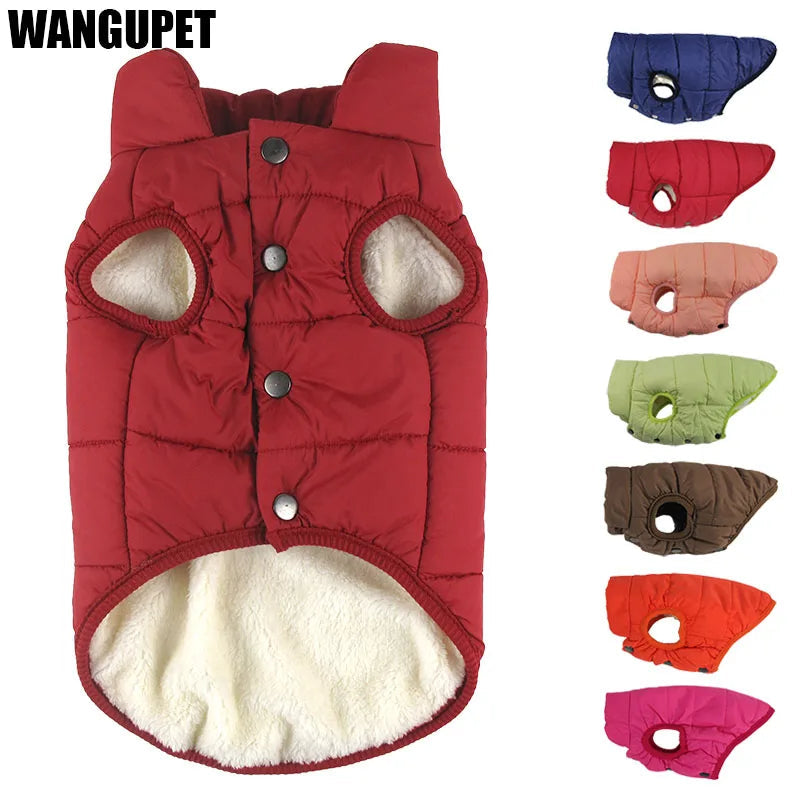 Winter Pet Coat Clothes for Dogs Winter Clothing Warm Dog Clothes for Small Dogs Christmas Big Dog Coat Winter Clothes Chihuahua PawPrint Treasures