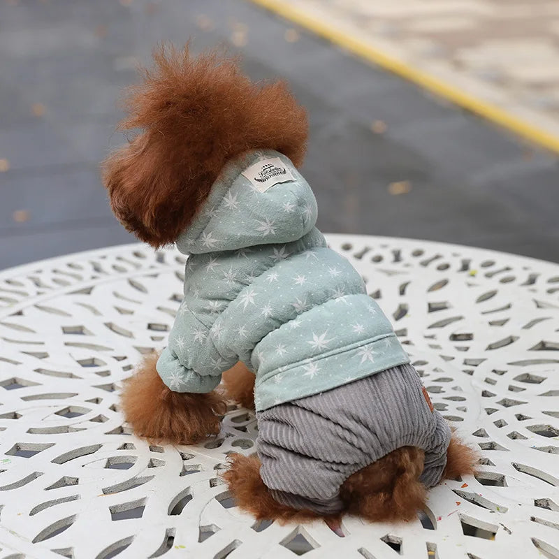 Warm Pet Clothing For Dog Clothes For Small Dog Coat Jacket Puppy Winter Pet Clothes For Dogs Costume Vest Apparel Teddy PawPrint Treasures