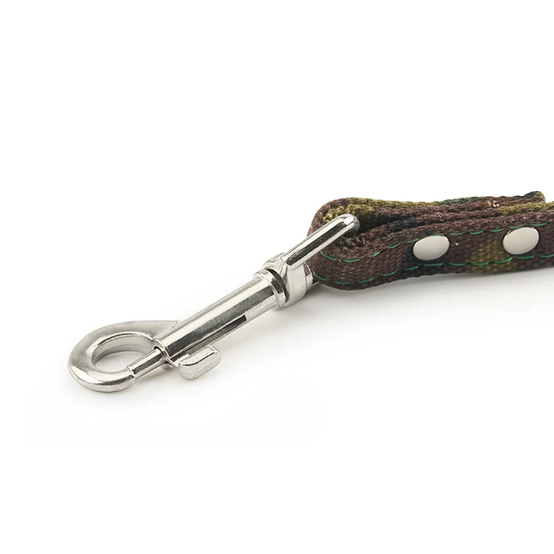 Pet Leashes Cat Outdoor Supplies Camouflage Canvas Dog Leashes Green Dog Leash For Puppy