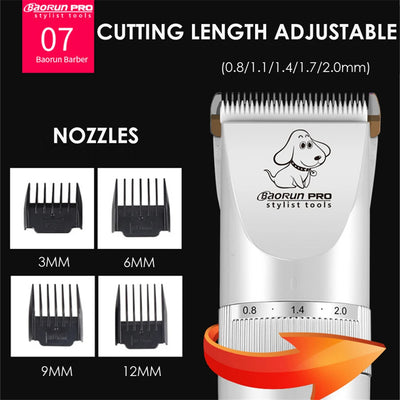 BaoRun P9 Dog HairClipper Professional LCD Screen Pet Cat Clippers Electric Grooming Trimmer Rechargeable Haircut Machine Animal