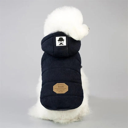 Warm Pets Dog Clothes Cotton Russia Winter Thicken Jacket Coat Costumes Hoodies Clothes for Small Puppy Dogs Clothing XXL Cheap PawPrint Treasures