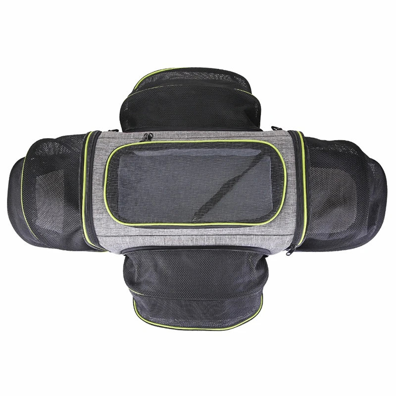 Pet Carriers Four Sides Expanded Dog Carriers Pet Car Travel Bag Expandable Pet Cat Puppy Dog Bag Slings Tote For Small Animals