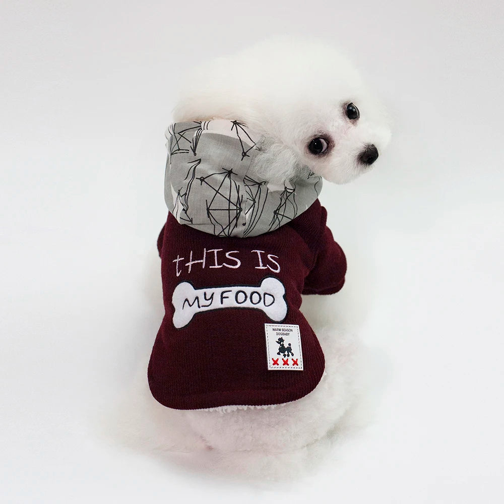 Warm Pets Dog Clothes Cotton Russia Winter Thicken Jacket Coat Costumes Hoodies Clothes for Small Puppy Dogs Clothing XXL Cheap PawPrint Treasures