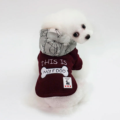 Warm Pets Dog Clothes Cotton Russia Winter Thicken Jacket Coat Costumes Hoodies Clothes for Small Puppy Dogs Clothing XXL Cheap PawPrint Treasures