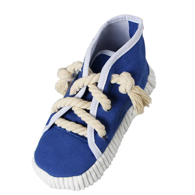 Bite Resistant Shoes Pet Toy Cats Squeak Bite-resistant Clean Teeth Rope Chew Dog Toy For Puppy