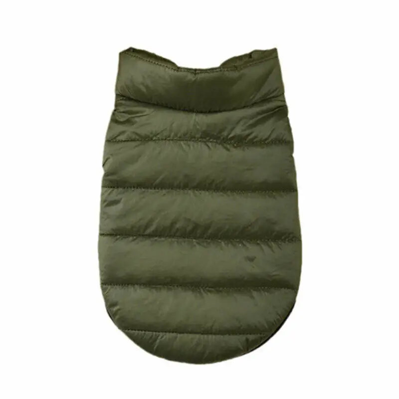 Pet Dog Padded Vest Jacket Warm Clothes Puppy Pet Clothes Winter Sleeveless Coat Clothing For Dogs Costume Vest Apparel PawPrint Treasures