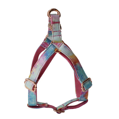 Dog Harness Custom Engraved Straps Printed Pet ID Harness Adjustable Necklace for Small Medium Puppy Teddy Bulldog