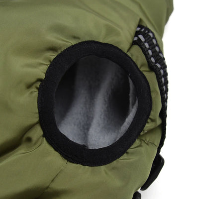 Winter Dog Clothes For Small Dogs Warm Puppy Pet Vest Jacket With Harness Reflective Adjustable Dog Coat Chihuahua Clothing