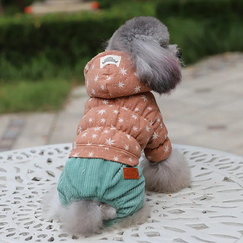 Warm Pet Clothing For Dog Clothes For Small Dog Coat Jacket Puppy Winter Pet Clothes For Dogs Costume Vest Apparel Teddy PawPrint Treasures