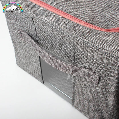 Pet Oxygen Cage for Puppy Kitten Turtle Lizard Bird Atomization Cages Linen Foldable Box Veterinary Equipment PawPrint Treasures