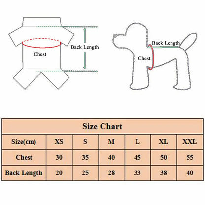 Pet Dog Padded Vest Jacket Warm Clothes Puppy Pet Clothes Winter Sleeveless Coat Clothing For Dogs Costume Vest Apparel PawPrint Treasures