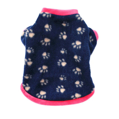 Warm Fleece Pet Dog Clothes Cute Skull Printed Pet Coat Puppy Dogs Shirt Jacket French Bulldog Pullover Camouflage Dog Clothing PawPrint Treasures