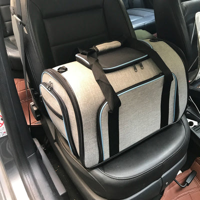 Pet Carriers Four Sides Expanded Dog Carriers Pet Car Travel Bag Expandable Pet Cat Puppy Dog Bag Slings Tote For Small Animals