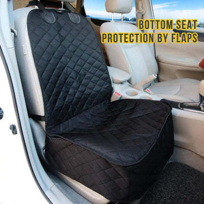 Dog Car Seat Covers 100% Waterproof Pet Cats Carrier Mat Seat Cover for Cars Trucks and SUV Front Seat Dog Accessories PawPrint Treasures