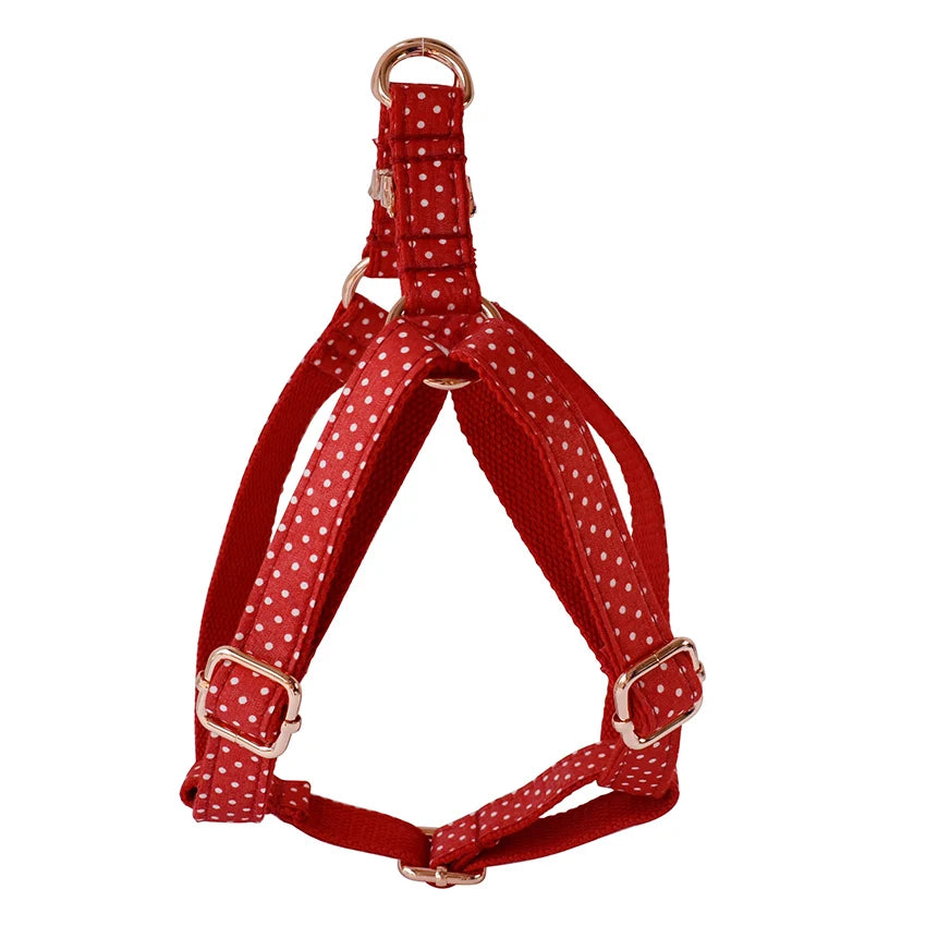 Dog Harness Custom Engraved Straps Printed Pet ID Harness Adjustable Necklace for Small Medium Puppy Teddy Bulldog