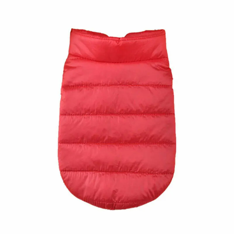 Pet Dog Padded Vest Jacket Warm Clothes Puppy Pet Clothes Winter Sleeveless Coat Clothing For Dogs Costume Vest Apparel PawPrint Treasures