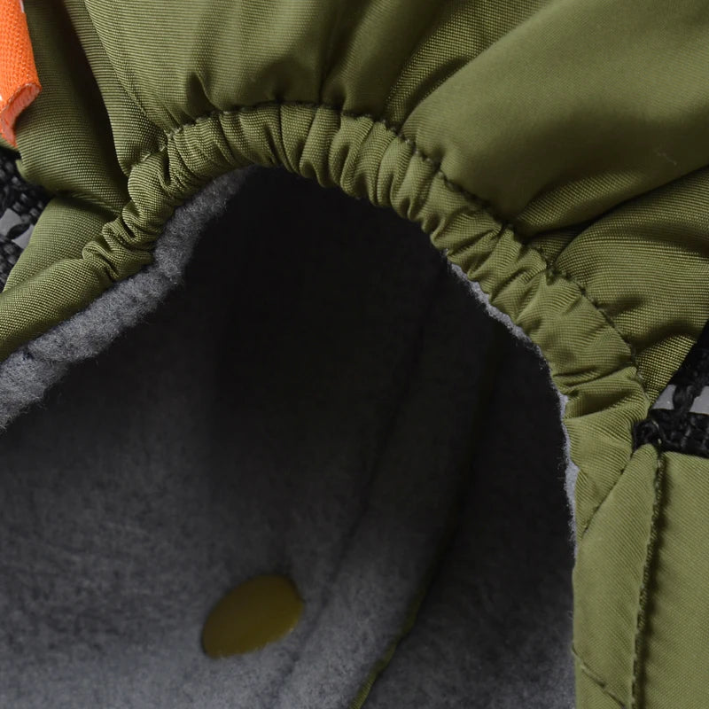 Winter Dog Clothes For Small Dogs Warm Puppy Pet Vest Jacket With Harness Reflective Adjustable Dog Coat Chihuahua Clothing