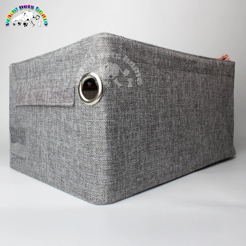 Pet Oxygen Cage for Puppy Kitten Turtle Lizard Bird Atomization Cages Linen Foldable Box Veterinary Equipment PawPrint Treasures
