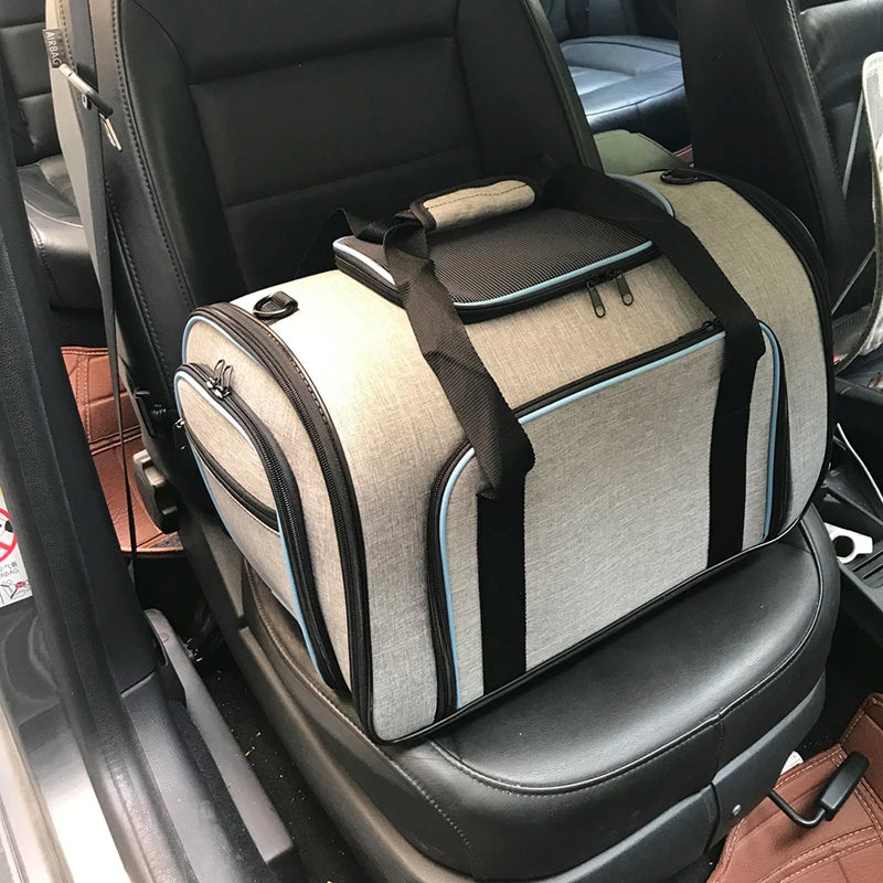 Pet Carriers Four Sides Expanded Dog Carriers Pet Car Travel Bag Expandable Pet Cat Puppy Dog Bag Slings Tote For Small Animals