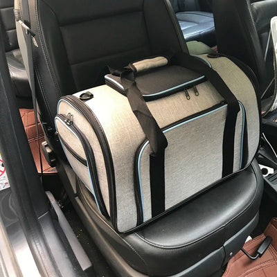 Pet Carriers Four Sides Expanded Dog Carriers Pet Car Travel Bag Expandable Pet Cat Puppy Dog Bag Slings Tote For Small Animals