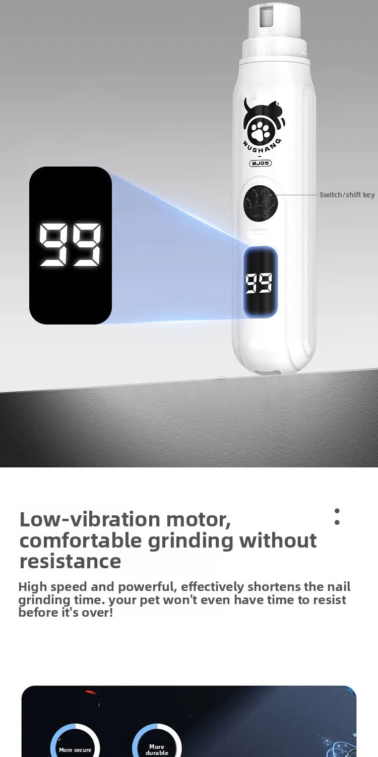 Big Guest Pet Nail Grinder Electric Manicure Clipper Nail Clipper Cat and Dog Grooming Cleaning Nail Clippers Pet Nail Clippers