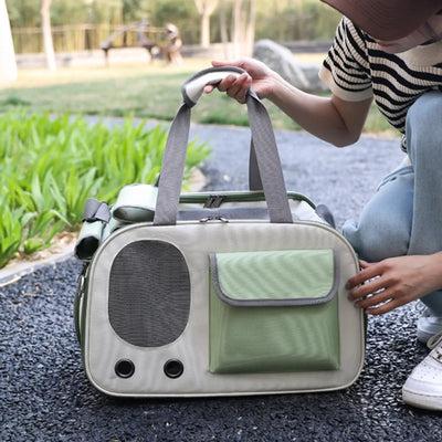 Portable Pet Carrier Cat Bag For Cats And Dogs Ideal For Travel And Outdoor Activities Suitable For Cats And Small Dogs