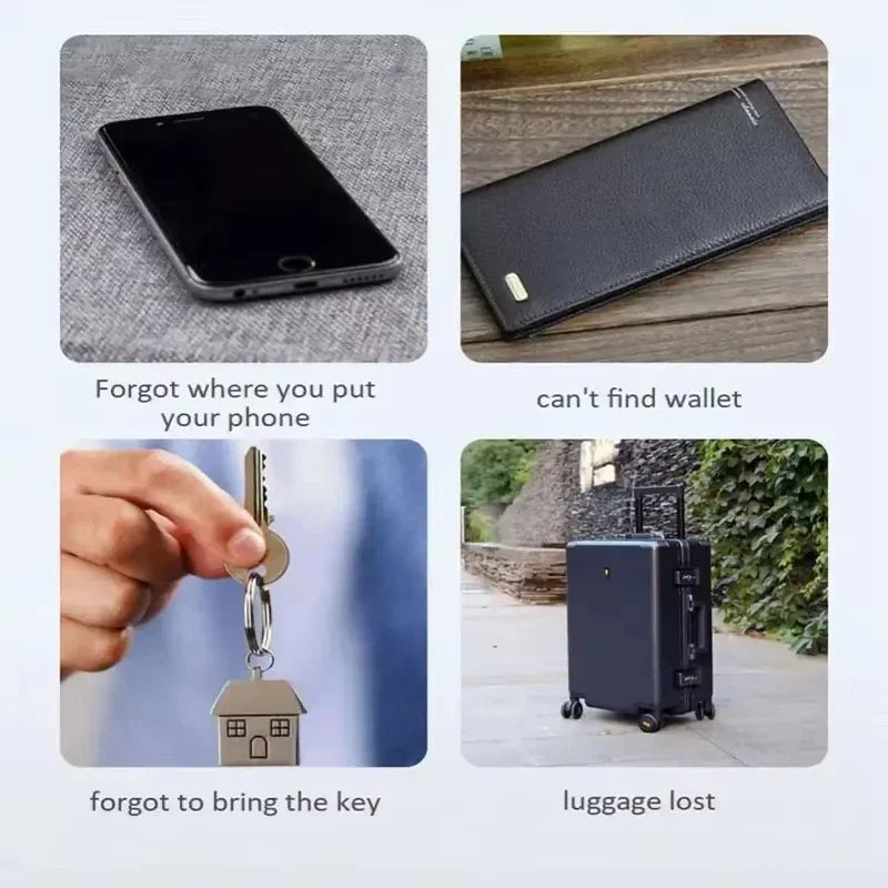 Mini GPS Tracker System For FindMy App Airtag Smart Bluetooth Locator Child Finder Bag Anti-Loss Pet Collar With Tracker