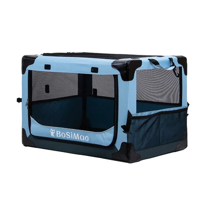Pet Transport Bag Pet Car Cage Portable Cage for Pets One-piece Folding Pet Outdoor Bag Breathable Movable cat and dog cage PawPrint Treasures