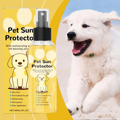 60ml Pet Sunscreen Spray Cat Supplies Dog Sunscreen Moisturizing For Hot Day Outdoor Activities Including Beach Pool Swimming