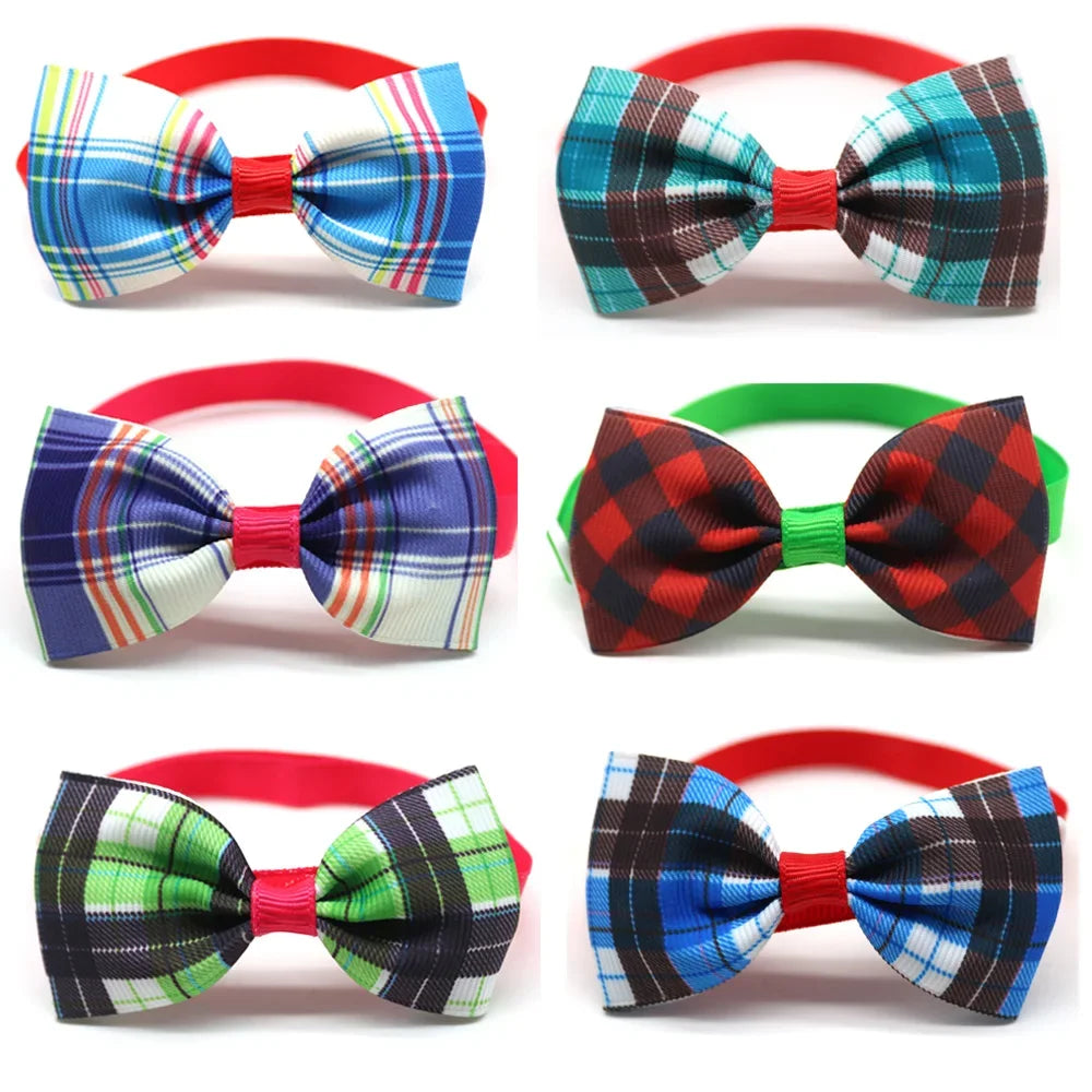 10pcs Pet Accessories Small Dog Bow Tie For Puppy Dog Bowties Collar Adjustable Girl Dogs Bowtie For Cat Dog Collar Pet Supplier