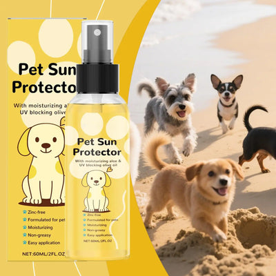 60ml Pet Sunscreen Spray Cat Supplies Dog Sunscreen Moisturizing For Hot Day Outdoor Activities Including Beach Pool Swimming