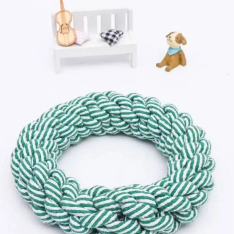 Pet Dog Rope Toy Durable Chew Bite Resistant Drag Pet toys for Medium Large Dogs Golden Retriever Pitbull Labrador Supplies PawPrint Treasures