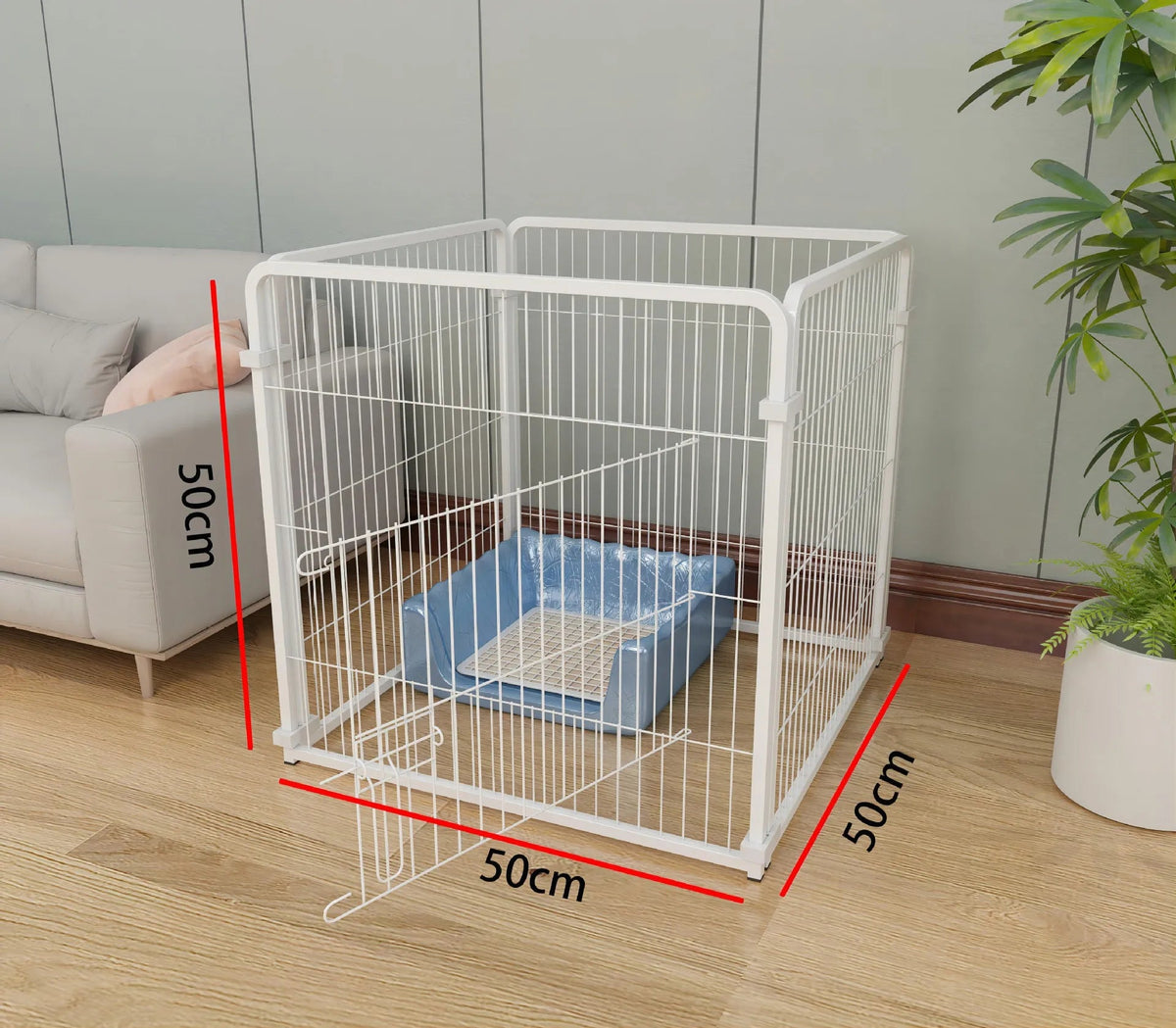 Cat Dog Cages Household Indoor Pet Enclosures Small to Large Dog Enclosures for Free Combination Training and Toilet Isolation PawPrint Treasures