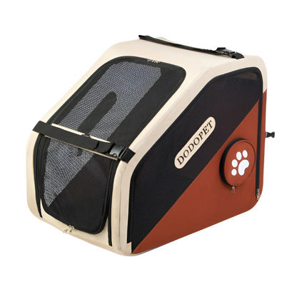 Pet Car Cage Safety Kennel Escape Prevention Cat and Dog Travel Fixed Dog Cage Portable and Breathable Pet Products PawPrint Treasures