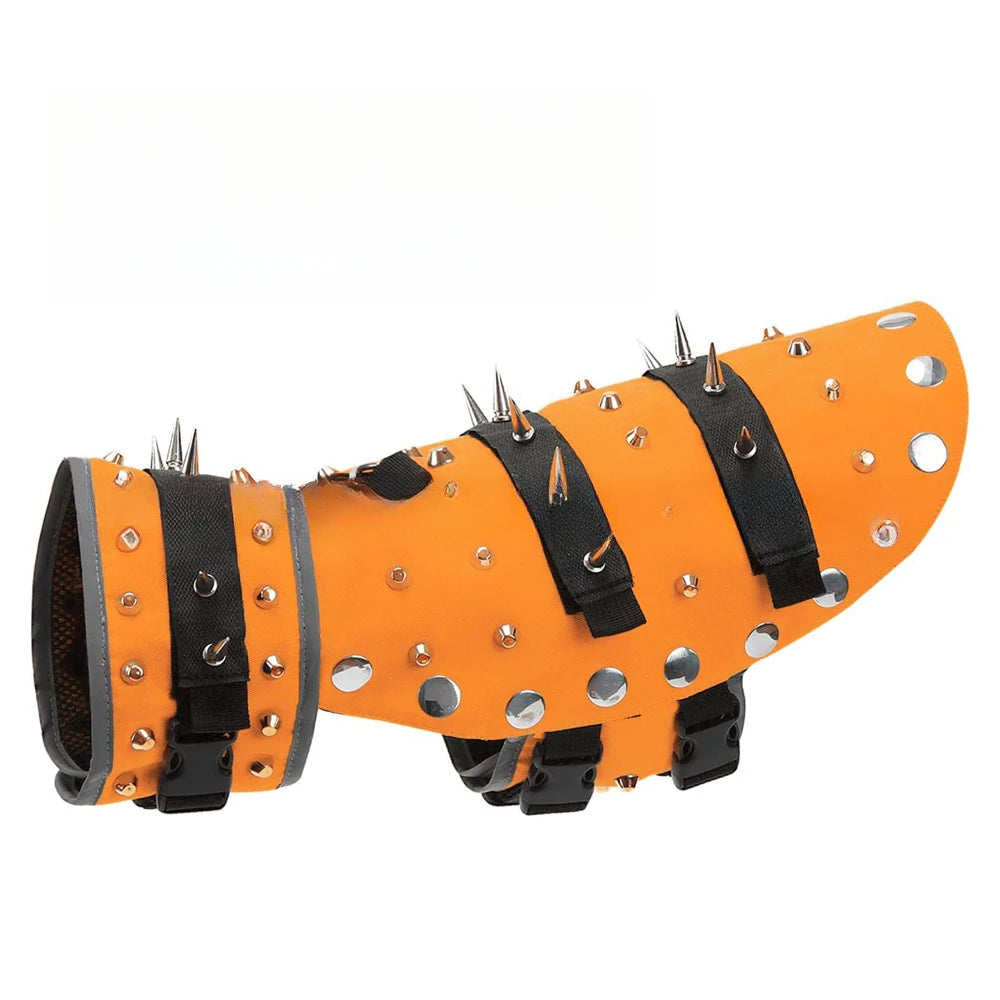 Pet Clothing Creative Punk Puppy Vest Spike Resistant Bite Resistant Pet Vest Protective Dog Armor Vest Pet Jackets Products PawPrint Treasures