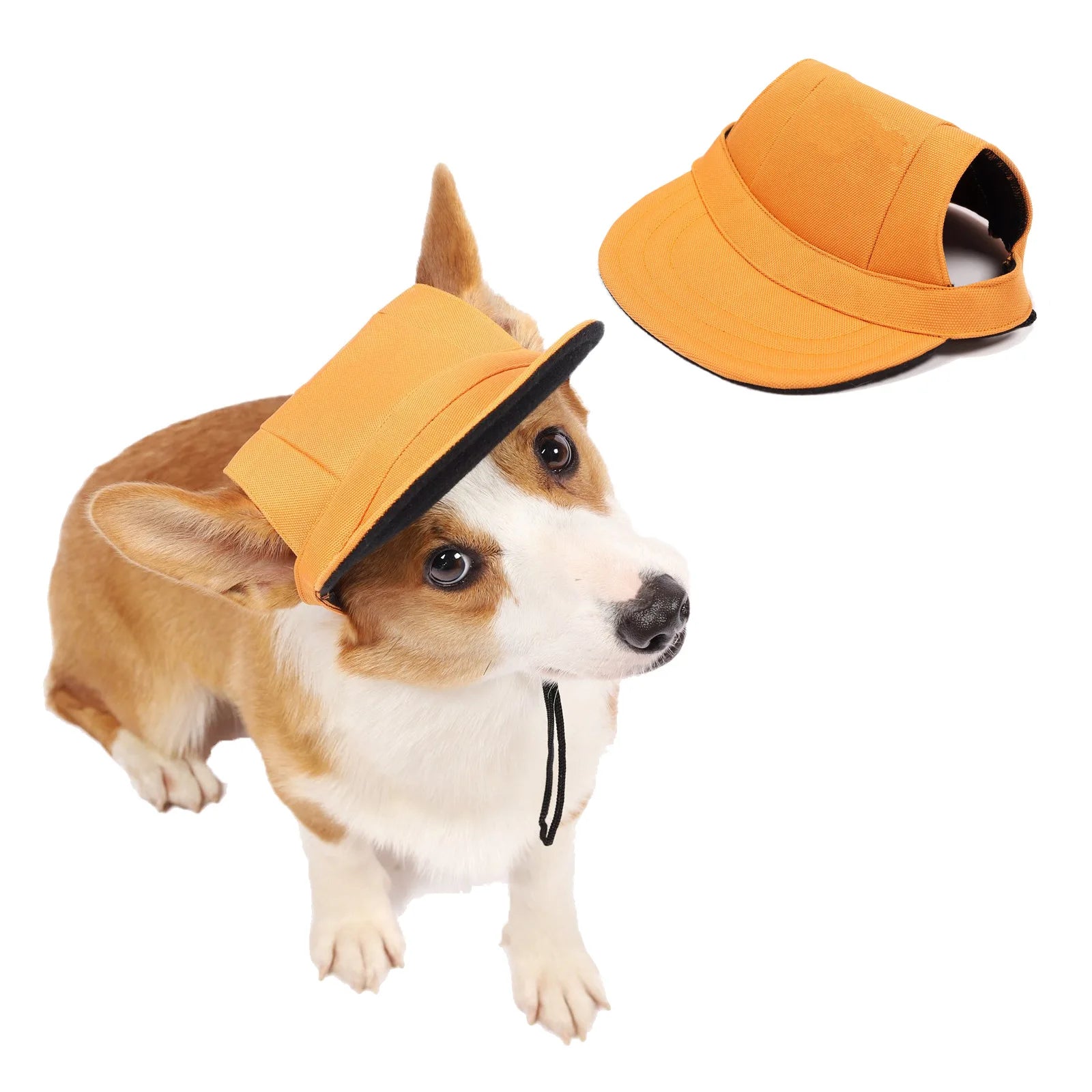 Summer Pet Dog Hat Cap Outdoor Dog Baseball Cap Canvas Small Dog Sunscreen Accessories