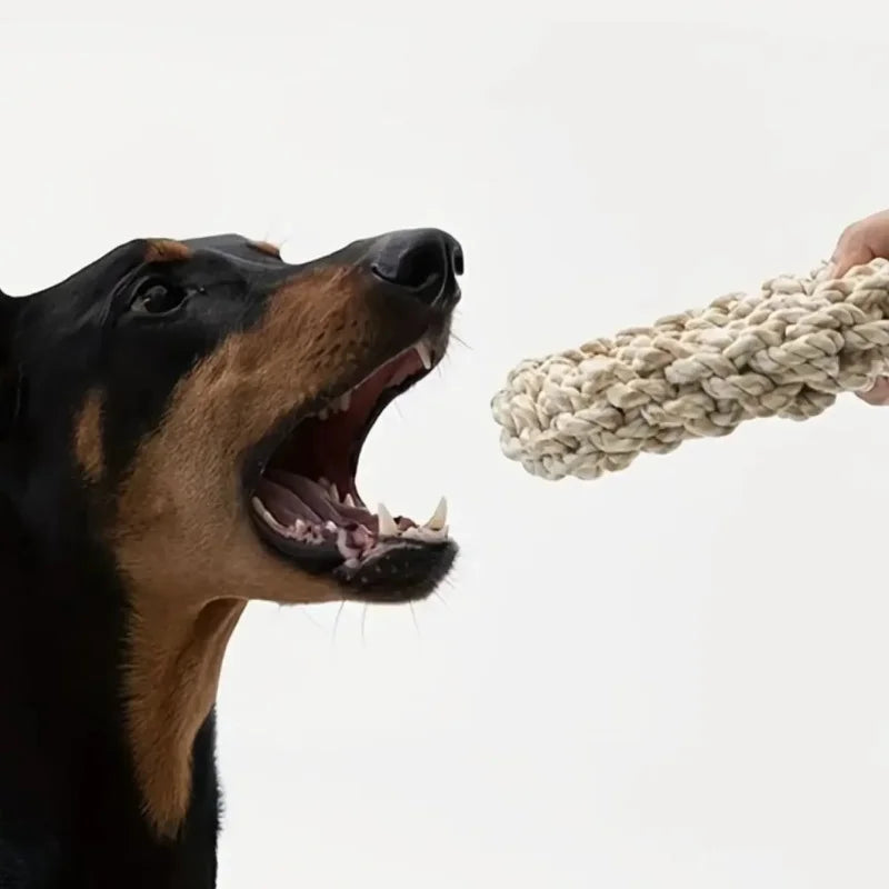 Pet Dog Rope Toy Durable Chew Bite Resistant Drag Pet toys for Medium Large Dogs Golden Retriever Pitbull Labrador Supplies PawPrint Treasures