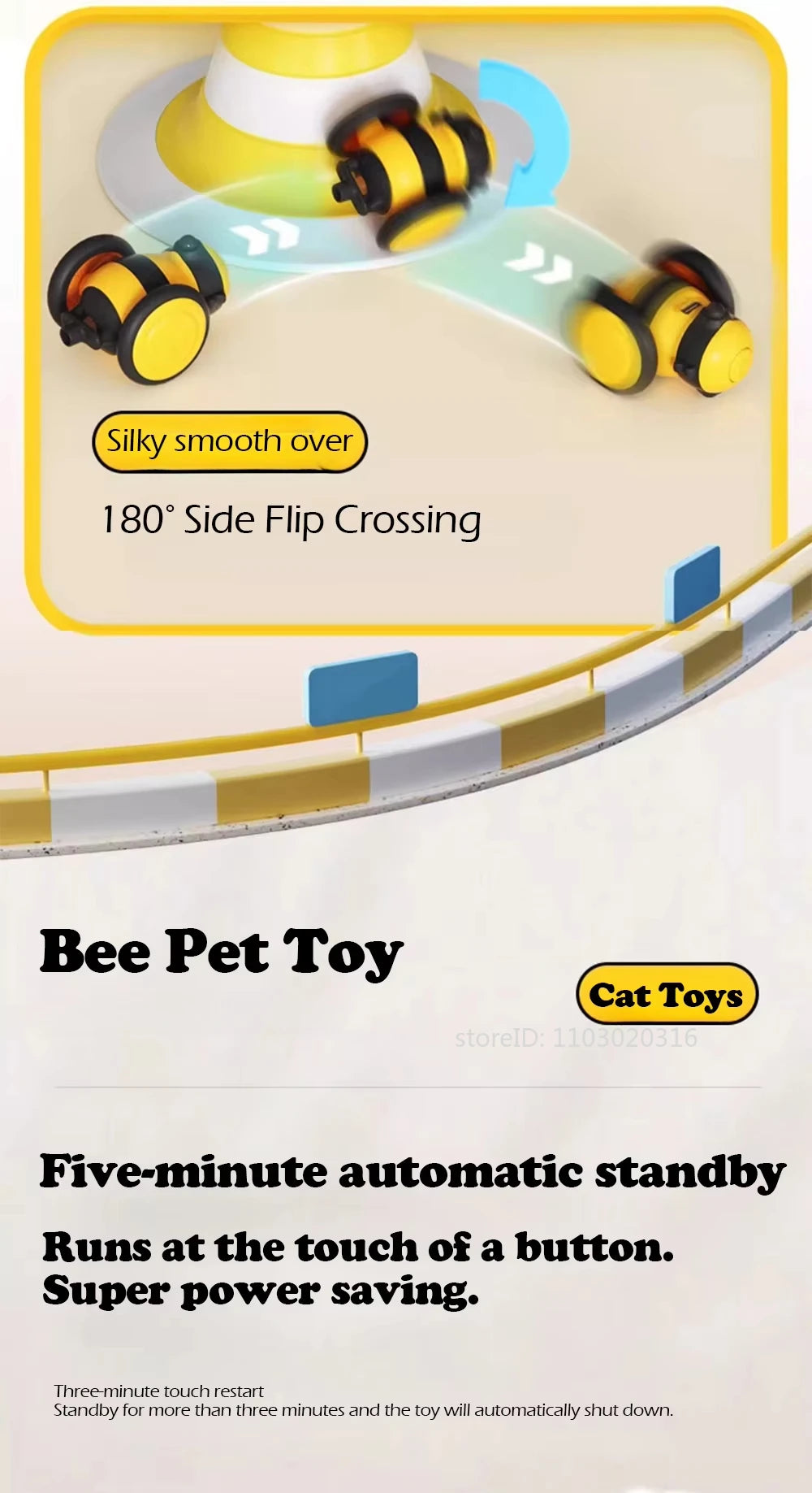 Electric Cat Toys Sports Car Cat Teaser Auto Intelligent Wakeup USB Rechargeable Boredom Reliever Smart Pet Toys Dog