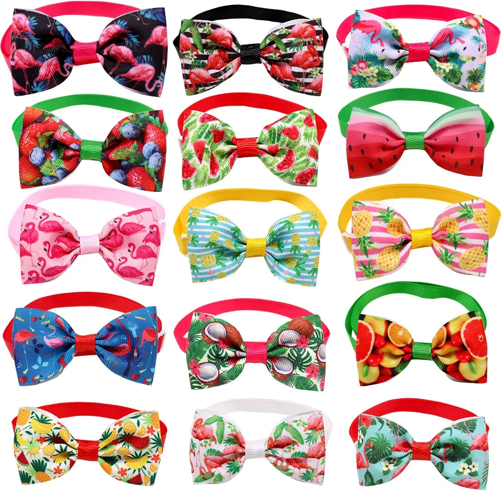 10pcs Pet Accessories Small Dog Bow Tie For Puppy Dog Bowties Collar Adjustable Girl Dogs Bowtie For Cat Dog Collar Pet Supplier