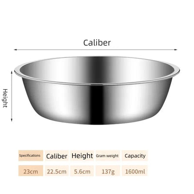 Metal Dog Cat Stainless Steel Pet Bowl Food Drinking Bowl for Small Medium Big Dogs GWSWS01