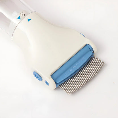 Electric Suction Flea Comb Efficient Cleaning Removing Lice Automatic Clean Comb with Dense Teeth For Dog/Cat Pet Grooming tool PawPrint Treasures
