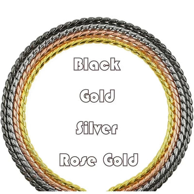 Stainless Steel Dog Choke Chain Collar Puppy Metal Snake Chain Pet Show Slip Collar Choker for Training Small Medium Large Dogs