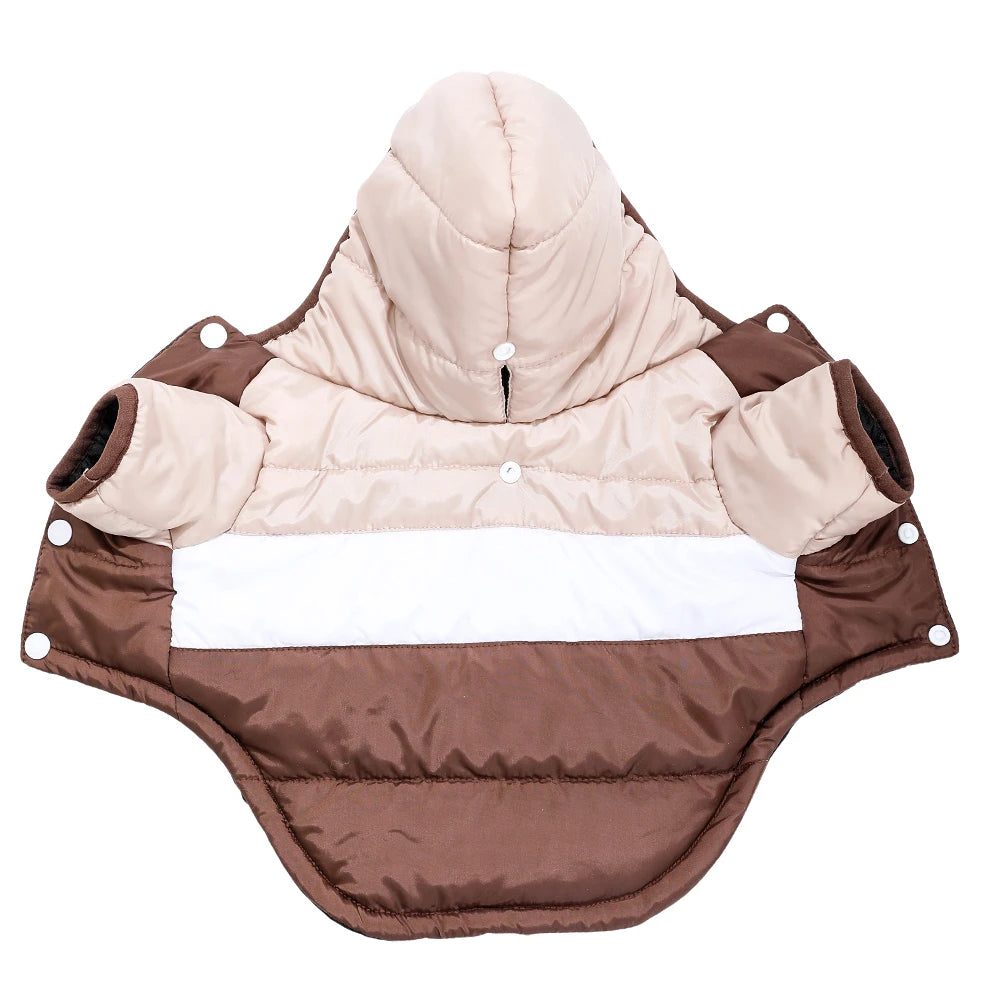 Puppy Dog Clothes Coat For Small Dogs Cats Autumn Winter Pet Dog Jacket Cozy Fleece Kitten Clothing French Chihuahua Costumes PawPrint Treasures