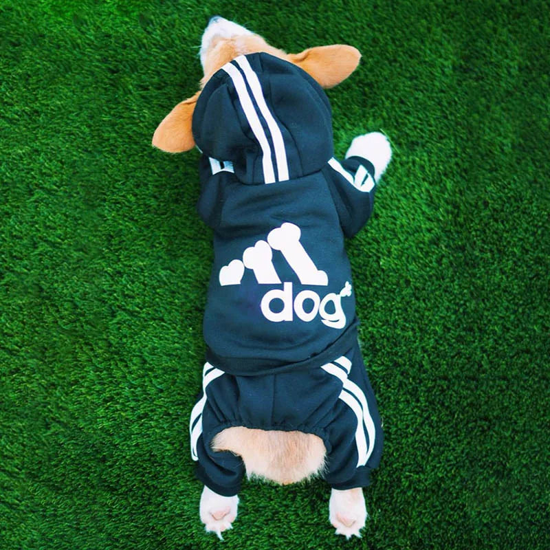 Pet Clothes French Bulldog Dog Costume Pet Jumpsuit Pug Pets Dogs Clothing for Small Medium Dogs Puppy Outfit Hooded sweatshirt PawPrint Treasures